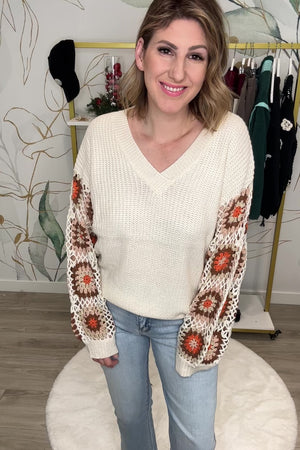 Don't Wanna Miss Out On Holiday Sweater - Oatmeal, Closet Candy, Rachel Fit Video