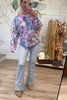 May Be All I Need Terry Top - Blue Multi, Closet Candy, Rachel Fit Video