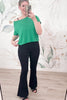 Cut to the Beat Crop T-Shirt - Kelly Green, Closet Candy, Rachel Fit Video