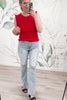 This is How I Feel Ruffled Fitted Top - Ruby, Closet Candy, Rachel Fit Video