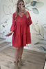 Her Own Way Tiered Dress, Coral, Closet Candy, Rachel Fit Video