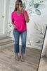 Pink Lemonade Tee - Fuchsia, Closet Candy, Rachel Fit Video