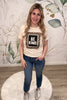 Fierce & Kind Leopard Graphic Tee - Cream, Closet Candy, Rachel Fit Video
