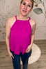 Say The Word Halter Top - Fuchsia, Closet Candy, Rachel Fit Video