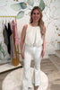 HYFVE Velina High Waist Flared Jeans - White, Closet Candy, Rachel Fit Video