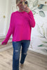 Ribbed Mood Knit Top - Hot Pink, Closet Candy, Rachel Fit Video