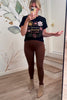Nothing Feels Better Leggings - Brown, Closet Candy, Rachel Fit Video