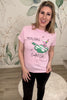 Pickleball & Cocktails Graphic Tee - Light Pink, Closet Candy, Rachel Fit Video