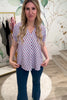 Willow Cove Short Sleeve Blouse - Red, Closet Candy, Rachel Fit Video