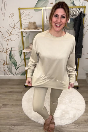 Wondering If I Can Set - Beige, Closet Candy, Rachel Fit Video