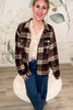 No More Holdin' Them Plaid Shirt - Brown, Closet Candy, Rachel Fit Video
