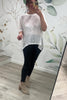 Flow Forward Tunic, White, Closet Candy, Rachel Fit Video
