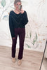 Under a Pearl Sky Cropped Sweater - Black, Closet Candy, Rachel Fit Video