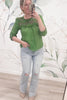 Divine Threads Crochet Lace Top - Green, Closet Candy, Rachel Fit Video