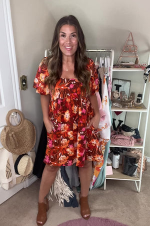 Picture Perfect Dress - Rust, Closet Candy, Video