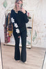 Garden of Dreams Crop Sweater - Black, Closet Candy, Rachel Fit Video