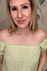 Shimmering Clover Necklace - Silver, Closet Candy, Rachel Fit Video