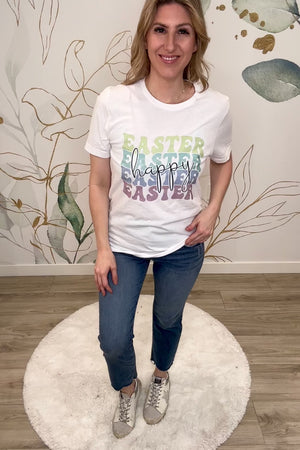 Pastel Bliss Easter Graphic Tee, Closet Candy, Rachel Fit Video