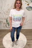 Pastel Bliss Easter Graphic Tee, Closet Candy, Rachel Fit Video