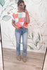 Checkered Joy Sweater Top, Closet Candy, Rachel Fit Video