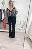 Bet You Think About Me Patterned Cardigan - Black, Closet Candy, Rachel Fit Video