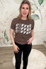 But First, Coffee  Graphic Tee - Heather Brown, Closet Candy, Rachel Fit Video