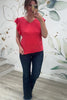 Ruffled Resolve Top, Closet Candy, Rachel Fit Video