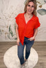 Tropical Rush Button-Down Shirt - Orange, Closet Candy, Rachel Fit Video