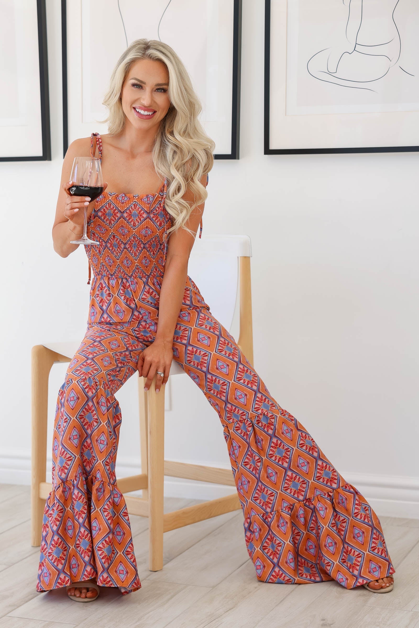 We Can't Go Back Jumpsuit - Rust, closet candy, 1