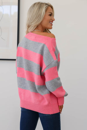Fresh Starts Sweater - Pink, closet candy, 3