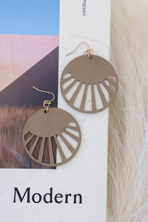 Holding Out Hope Earrings - Brown, closet candy, 2