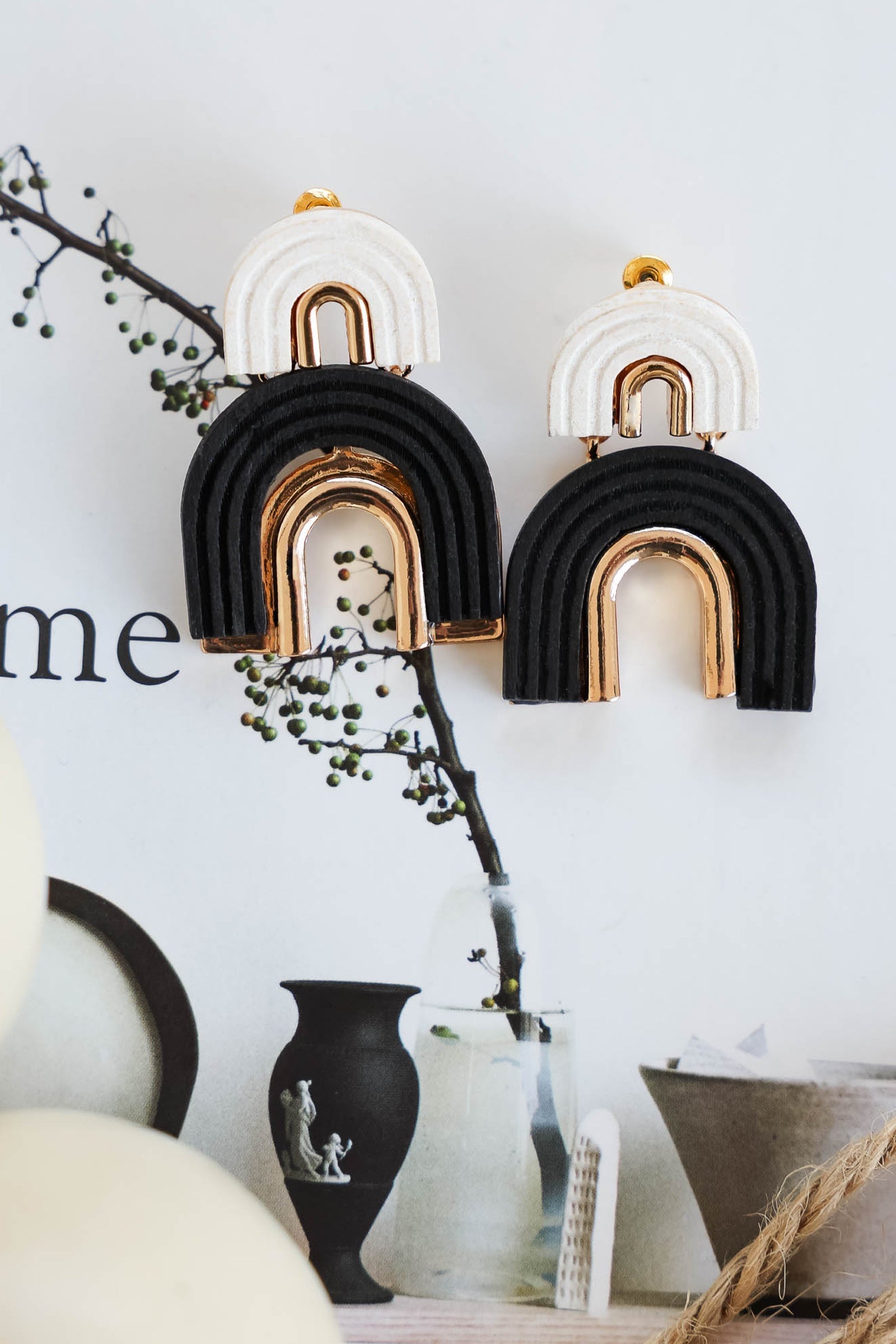 Live a Little Earrings - Black closet candy 1