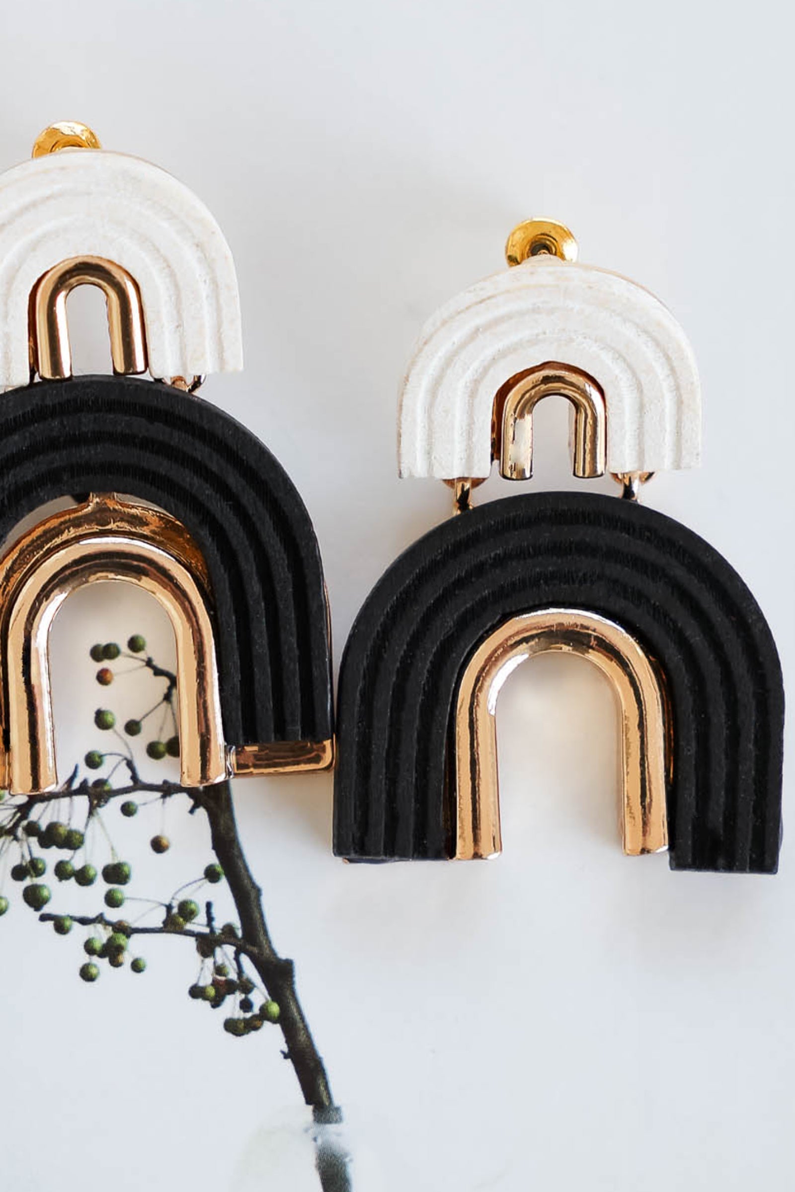Live a Little Earrings - Black closet candy 1
