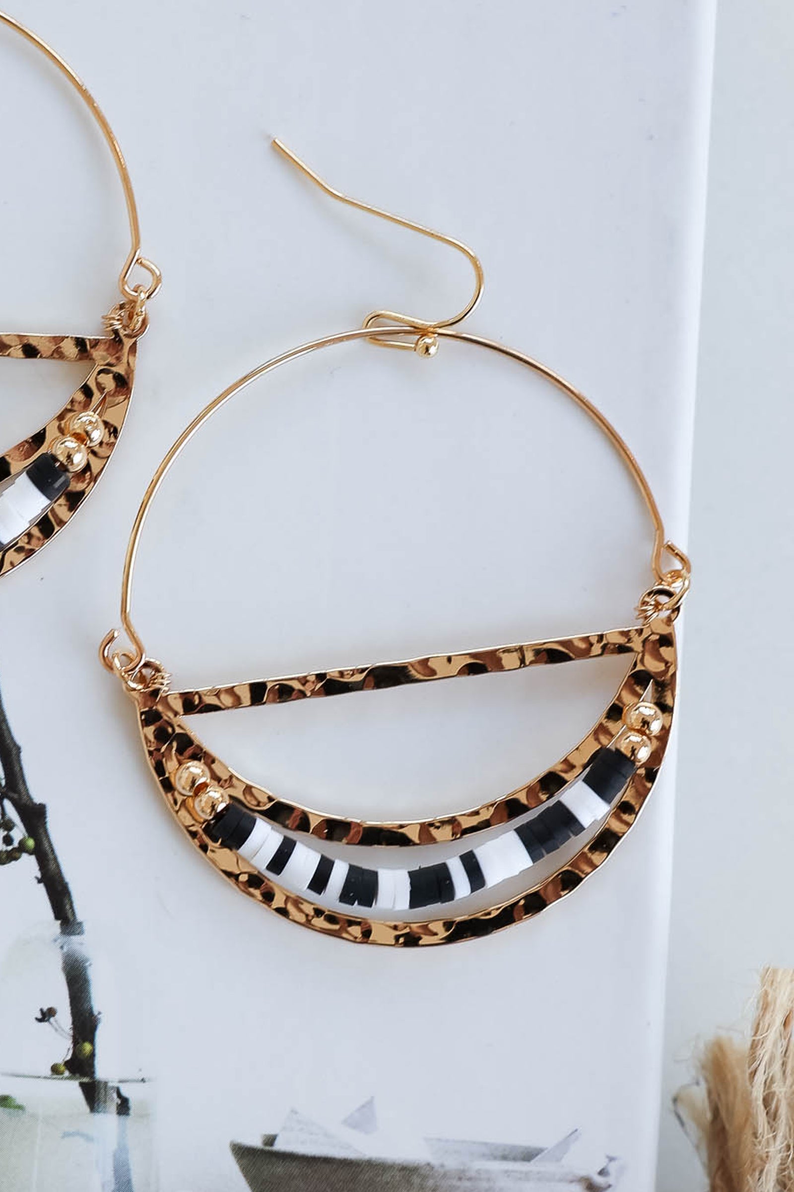 World Around You Earrings - Black White closet candy 1