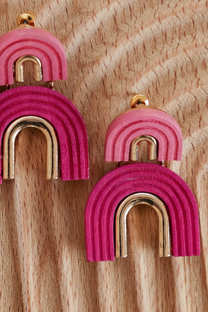 Live a Little Earrings - Fuchsia, Closet Candy, 1