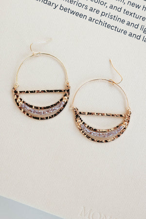 World Around You Earrings - Brown, Closet Candy, 1