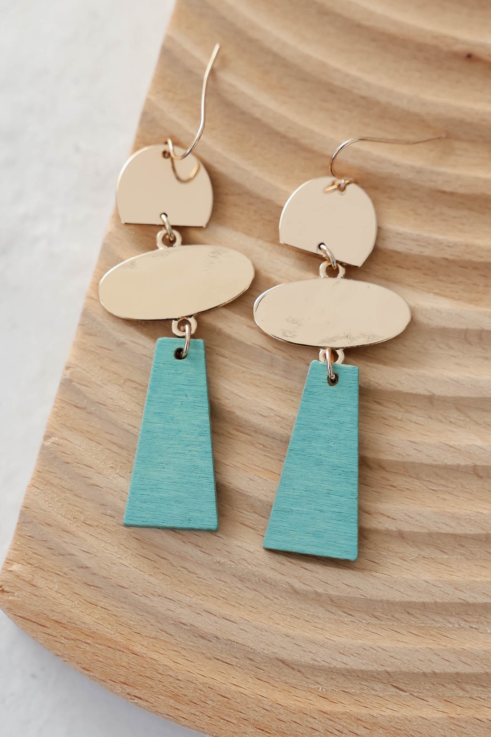 New Day Earrings - Turquoise, Closet Candy, 1