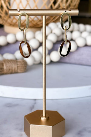 Chain Link Earrings - Gold, Closet Candy, 2