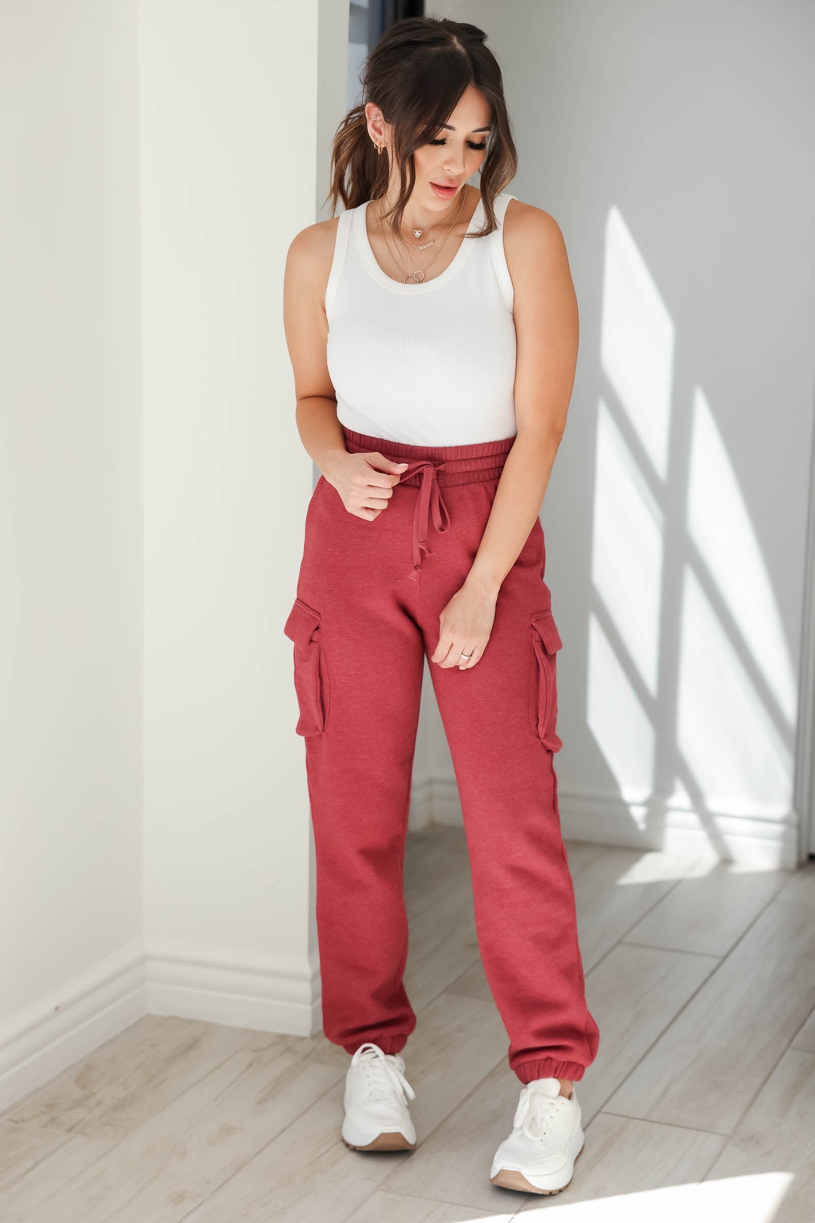 Fit Check Cargo Joggers - Berry, Closet Candy, 1