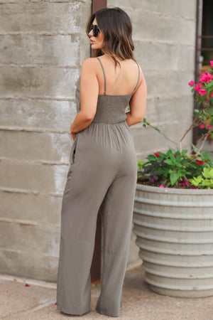 Taking It Home Jumpsuit - Olive, Closet Candy, 2