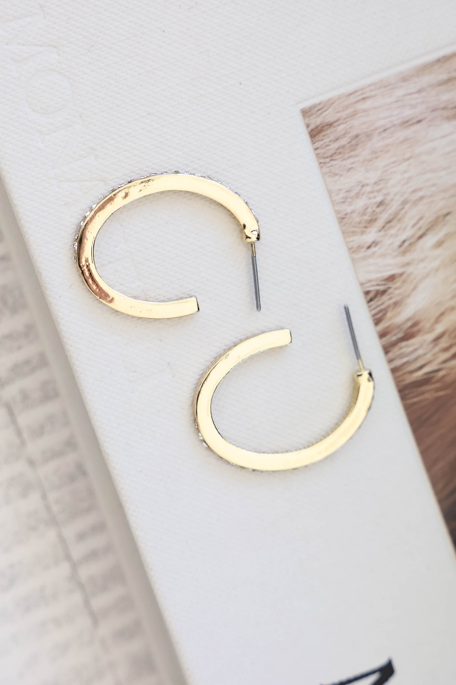 Call It Fate Hoop Earrings - Gold, Closet Candy, 1