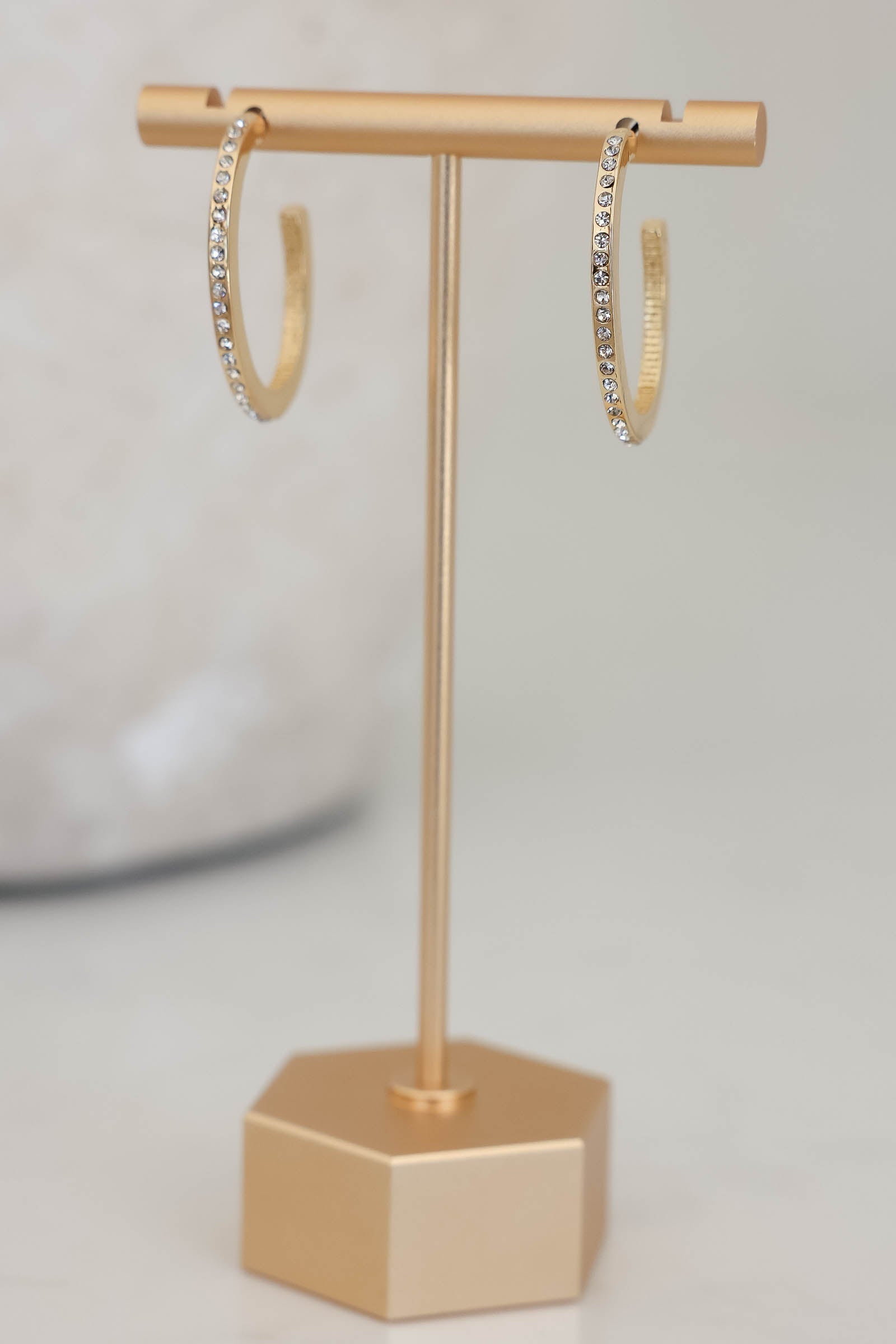 Call It Fate Hoop Earrings - Gold, Closet Candy, 1