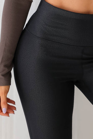 Thanx Me Later Foil Leggings - Black, closet candy, 1