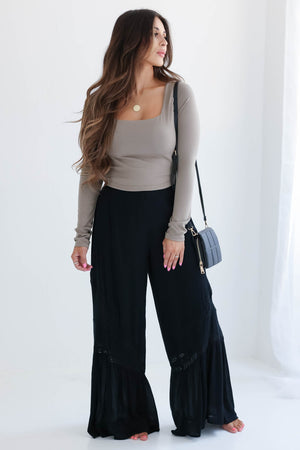 Take A Closer Look Pants - Black, Closet Candy, 5