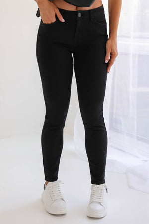 Lizzy Hyper Denim Super Stretchy Skinny Jeans - Black closet candy 1
